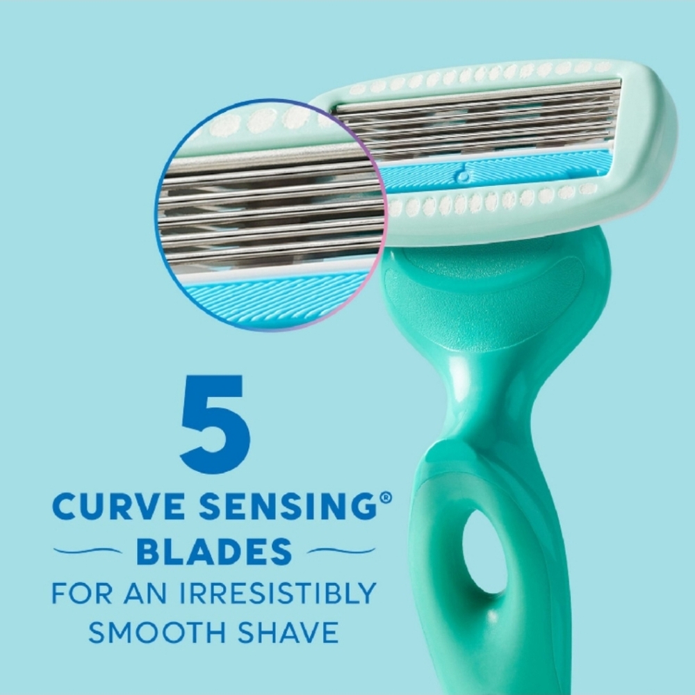 🐢2/$15 Schick Hydro Silk Sensitive Care Razor + 2 Razor Blade Refills - Picture 7 of 11